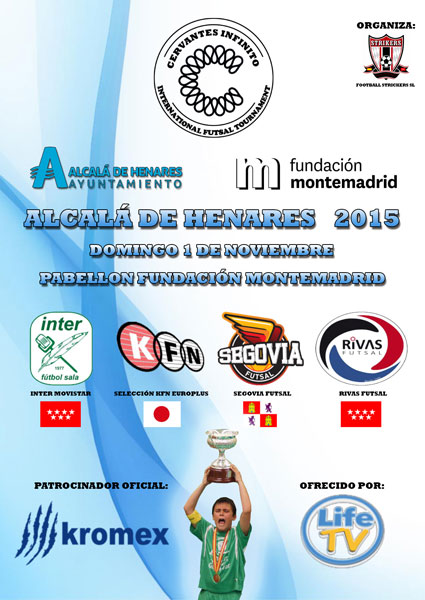 Torneo Internacional de Futbol Sala, Cervantes Infinito 2015