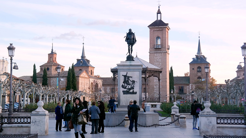 La Plaza de Cervantes sin pancartas