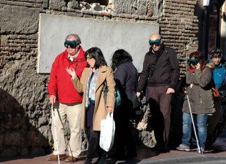 Concejales de Alcalá se ponen "ciegos"