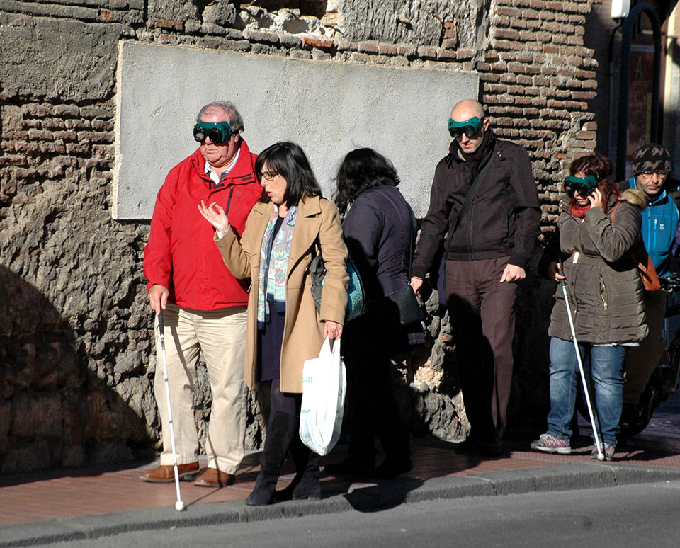 Concejales de Alcalá se ponen "ciegos"