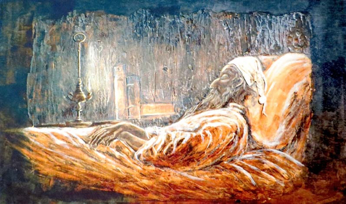 Muerte de Don Quijote. Obra de Gabriel Alarcón
