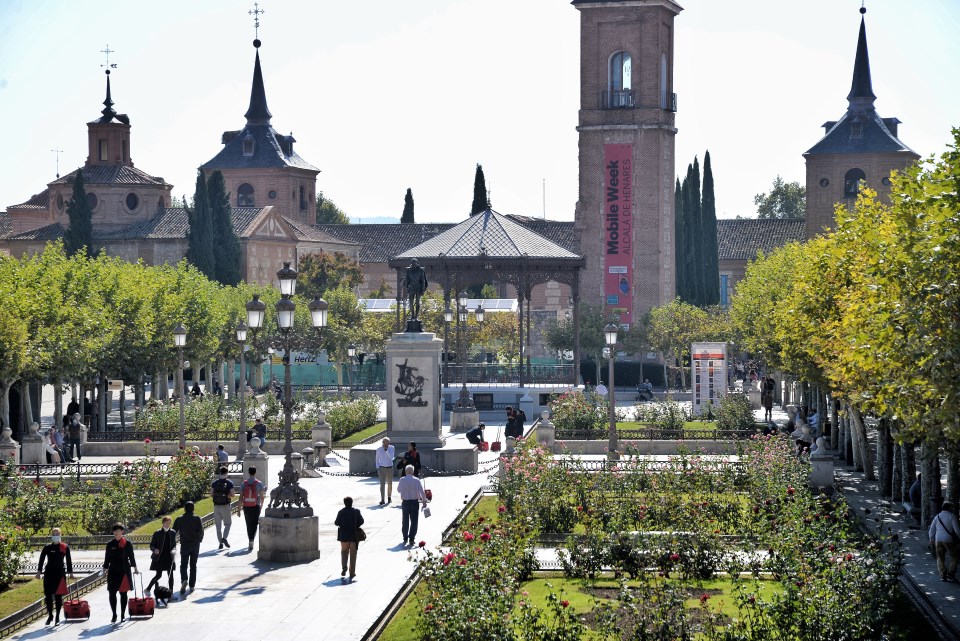 La Plaza de Cervantes en el octubre cervantino